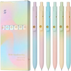 image:imageDdaowanx 10 Pieces Gel Ink Pen Refills Fine Point 05mm Tip Smooth Writing Quick Dry for Journaling Writing School Office Supplies 10 Pcs Gel Pen Refills Blue12 Pcs Gradient