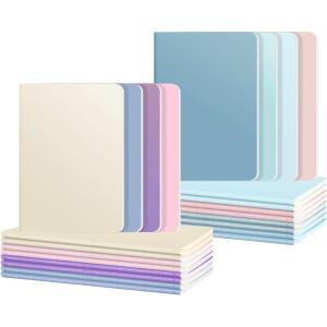 image:imageDdaowanx 24 Pack Colorful Lined Notebooks Journals in Bulk 72 Pages 36 Sheets83x55 Inch A5 Size Travel Writing Notebooks Journal for Office School SupplieLined24pack 8 Colors8 Colors