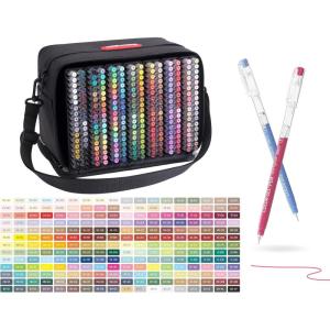 image:imageDdaowanx Acrylic Colored Gel Pens Set Quick Dry 06mm Fine Point Gel Pens for Adult Coloring Books Drawing Journaling Art Supplies and DIY Crafts 252 Pack234 Colors252 Pack234 Colors