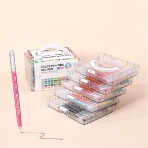 image:imageDdaowanx Acrylic Colored Gel Pens Set Quick Dry 06mm Fine Point Gel Pens for Adult Coloring Books Drawing Journaling Art Supplies and DIY Crafts 252 Pack234 Colors45 Colors