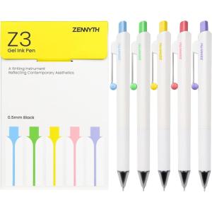 image:imageDdaowanx Gel Pens5Pcs Fine Point Smooth Writing Pens05mm Black Ink for JournalingWritingNote TakingOffice School SuppliesAesthetic Desk Accessories for WomenClassical