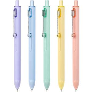 image:imageDdaowanx Gel Pens5Pcs Fine Point Smooth Writing Pens05mm Black Ink for JournalingWritingNote TakingOffice School SuppliesAesthetic Desk Accessories for WomenCandy