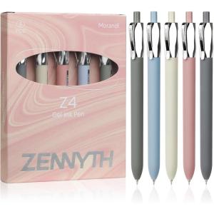 image:imageDdaowanx Gel Pens5Pcs Fine Point Smooth Writing Pens05mm Quick Dry Black Ink for JournalingWritingNote TakingOfficeampSchool SuppliesAesthetic Desk Accessories for WomenMorandi