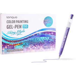 image:imageDdaowanx Glitter Gel Pens Metallic Glitter Pens for Adult Coloring Books Journaling Drawing amp DIY Crafts Teen Girl Gifts Trendy Stuff ArtampScrapbook Supplies 16 ColorsDazzle Glitter36 ColorsGlitter