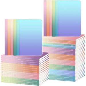 image:imageDdaowanx Small Lined Notepads Bulk Cute Mini Journals35 x 55 Inches72 Pages Pocket Notebooks Set Colorful Cover Notebooks for Kids Party Favors 6060