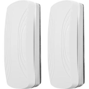 image:imageDdaowanx Whiteboard Eraser Magnetic Dry Erase Eraser Glass Board EraserSchool and Office Supplies Pack of 2 BlackWhite